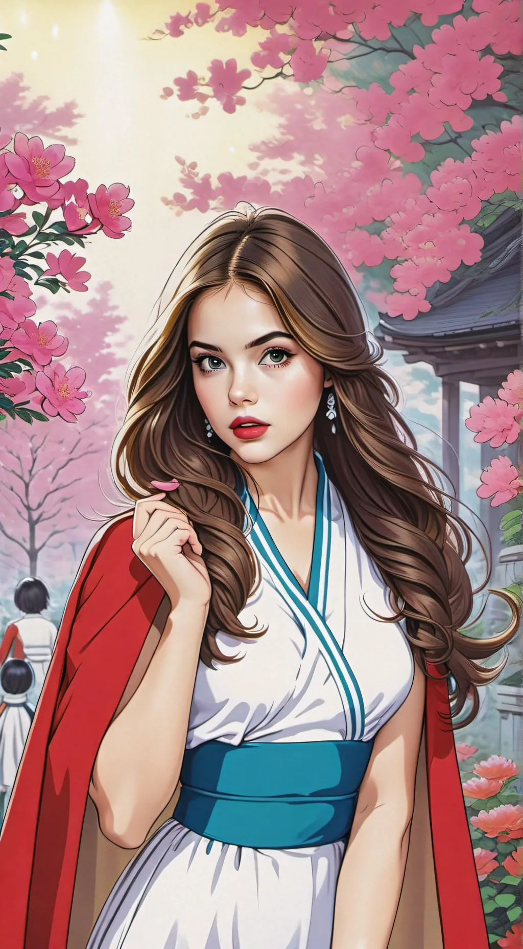 ai character: melina background