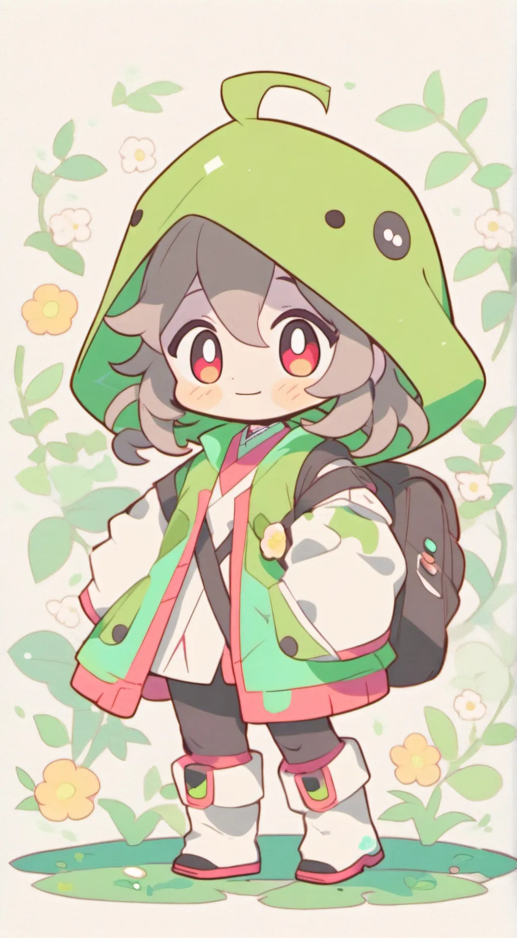 ai character: DW XMAS background