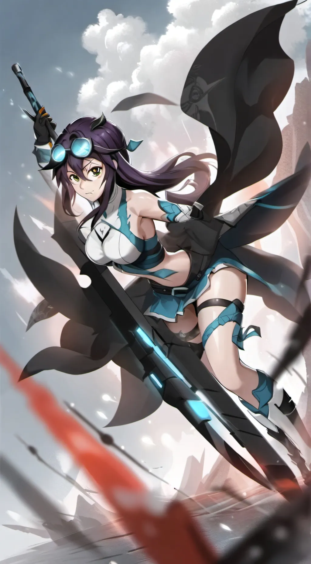 ai character: L.O.V+MHA background