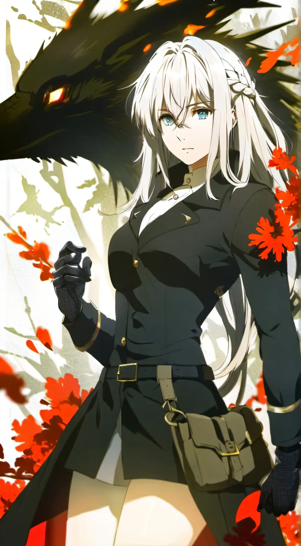 ai character: Toothless x N.K  background