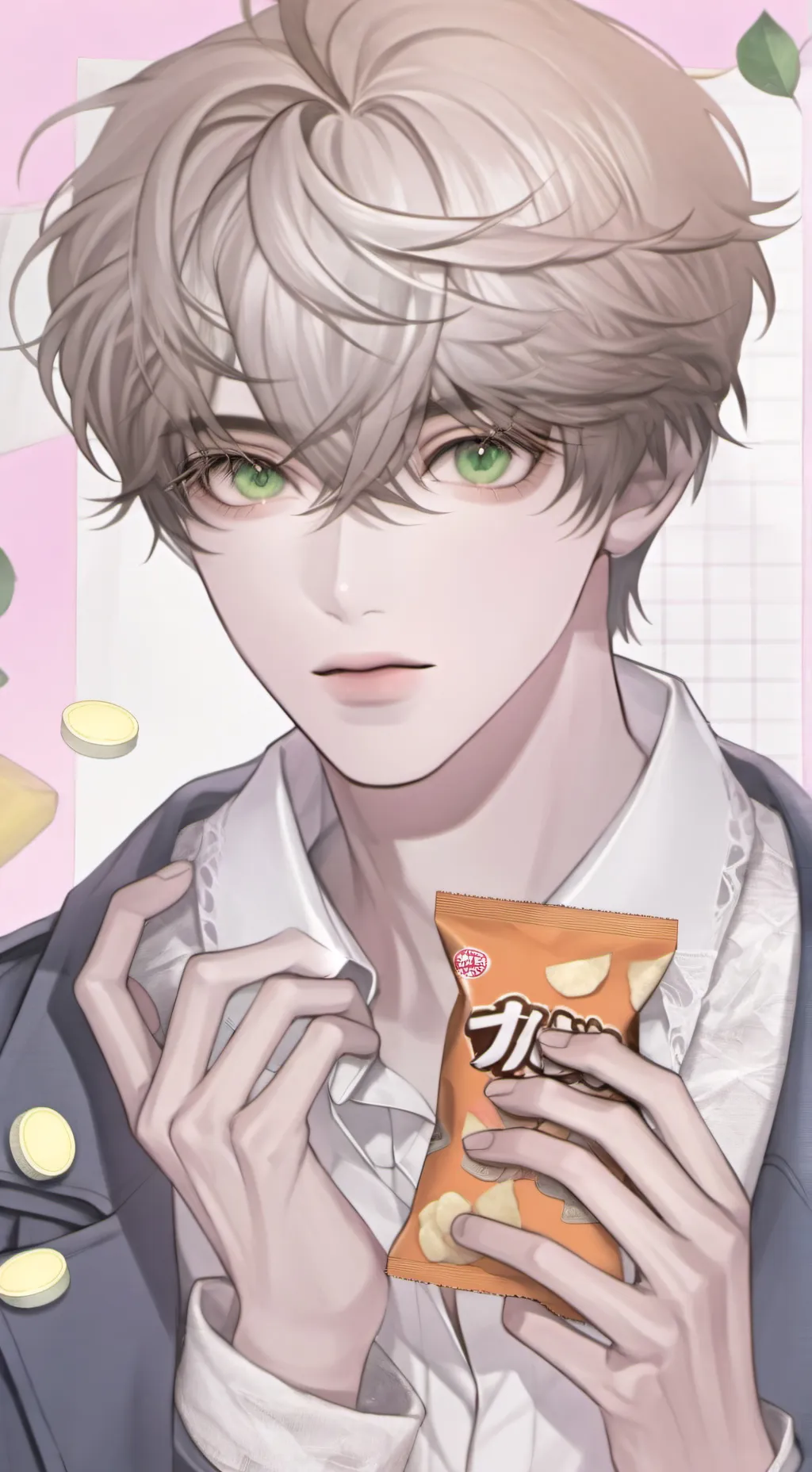 ai character: Chad NOT MEME background