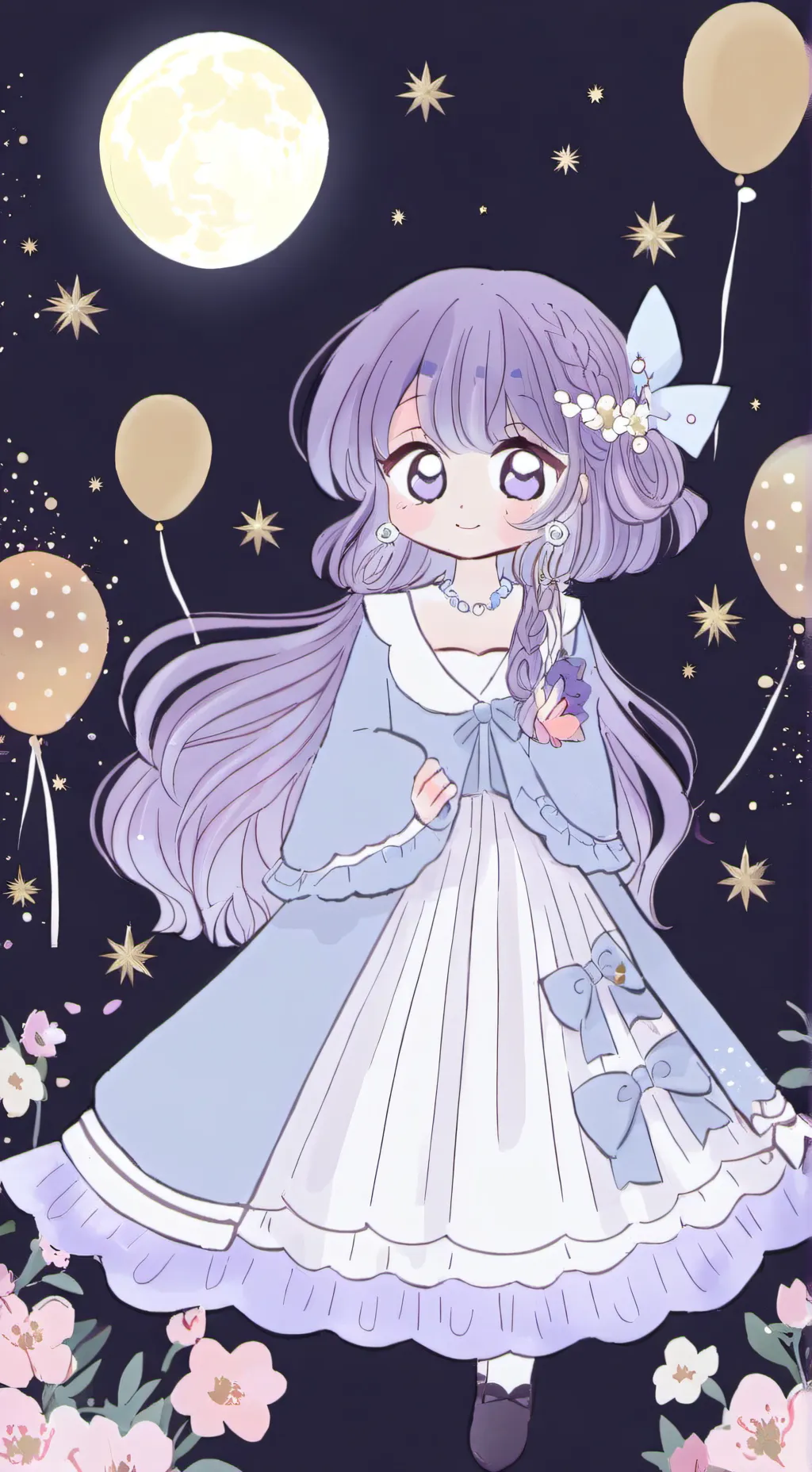 ai character: mha new years background