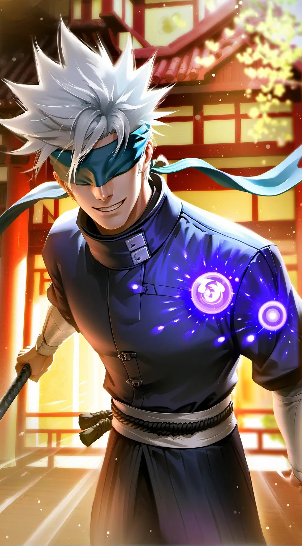 ai character: Gojo Satoru background