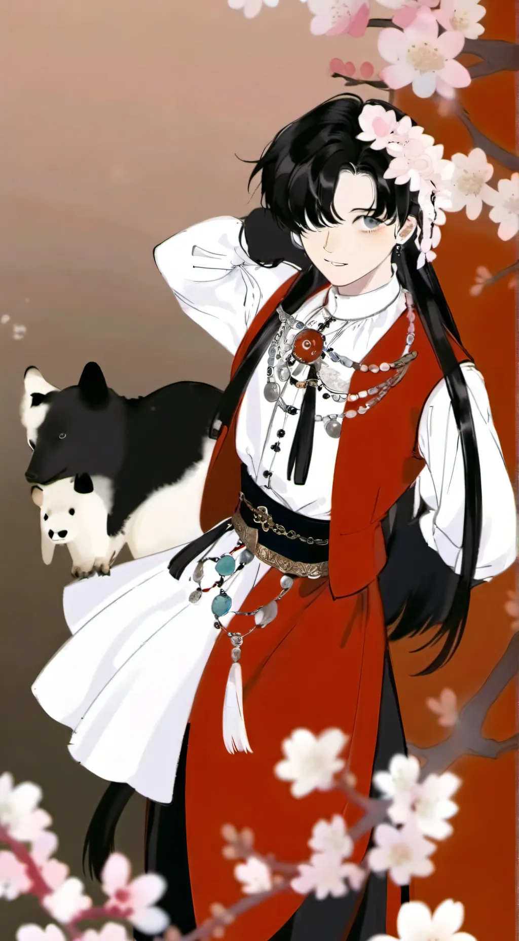 ai character: just two KNY OCS background