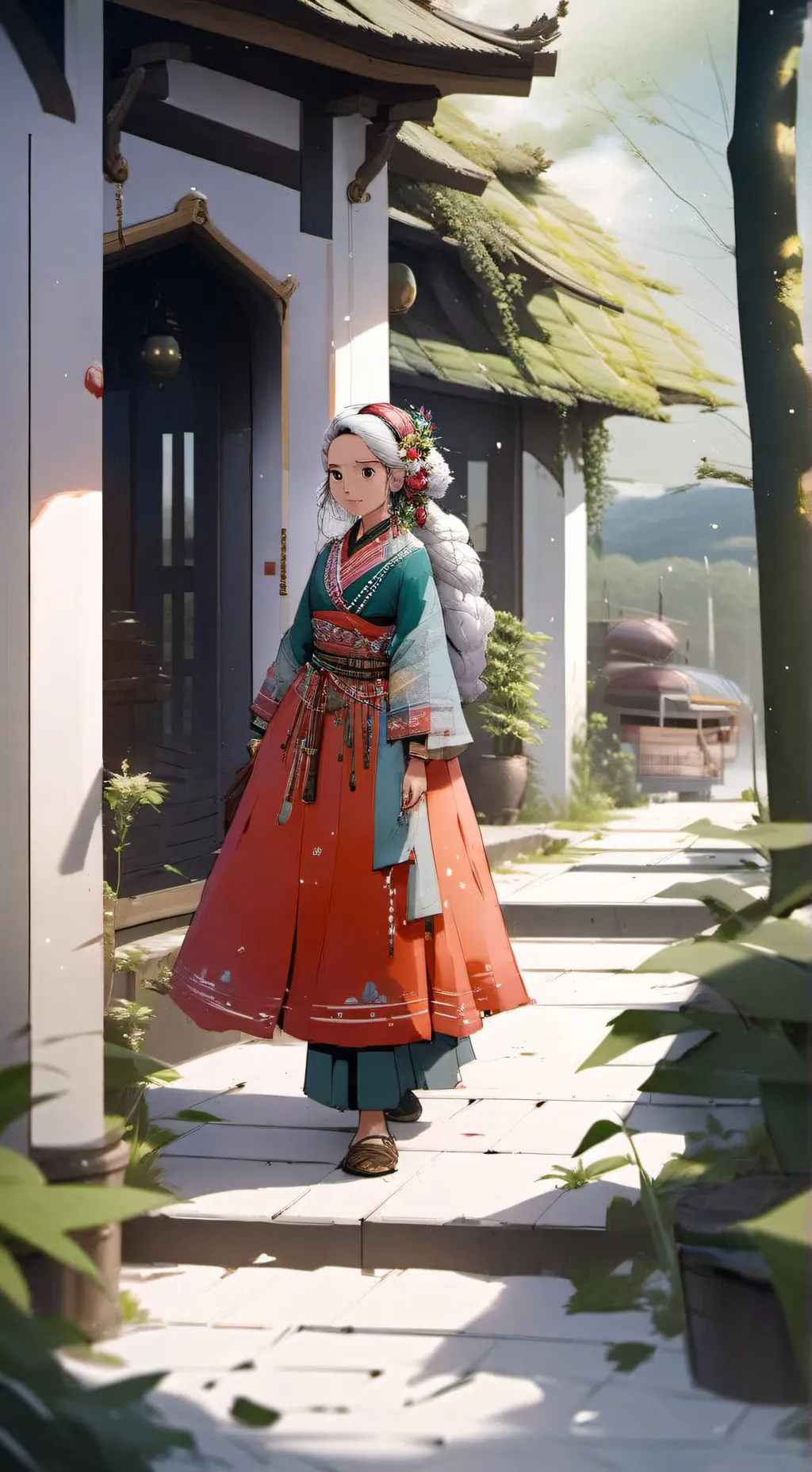 ai character: OBX behind the sce background