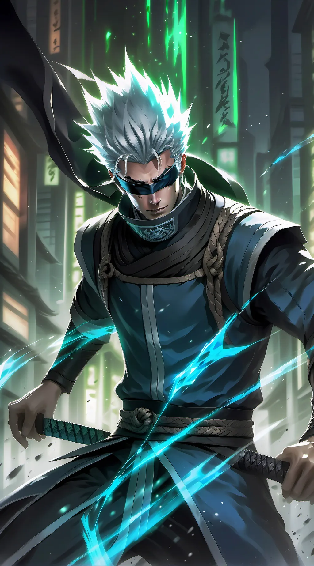 ai character: Satoru Gojo background