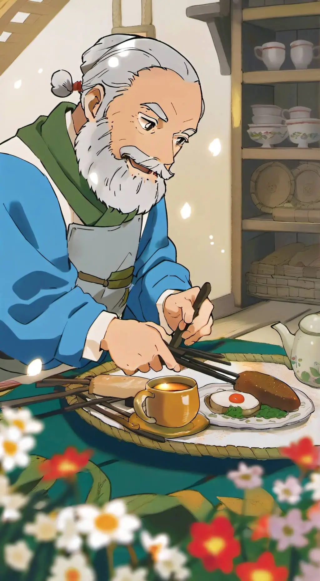 ai character: максимдед background