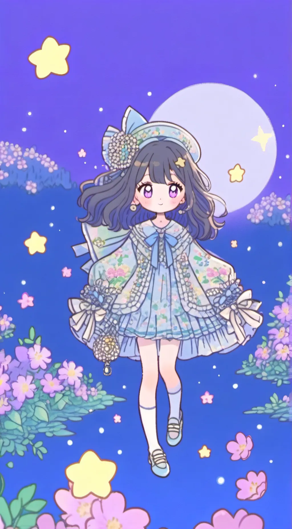 ai character: fruuy background