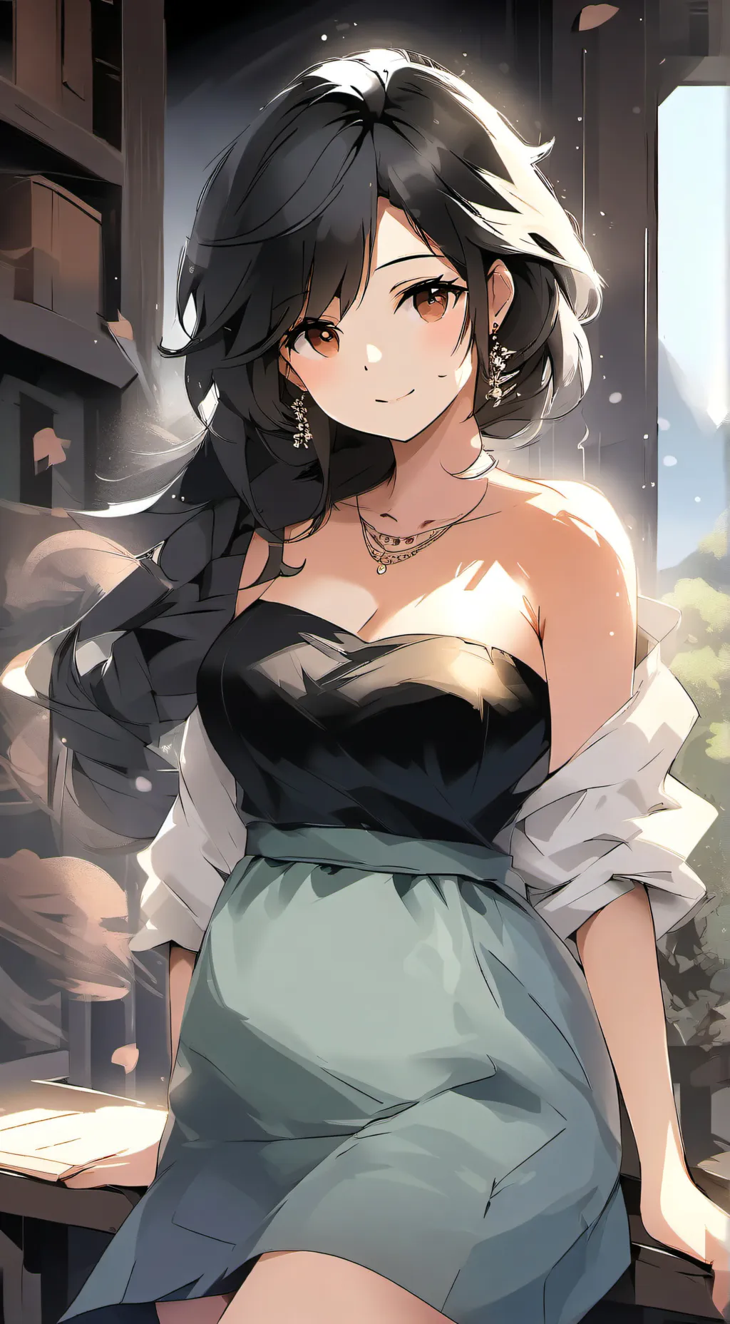 ai character: Aya  background