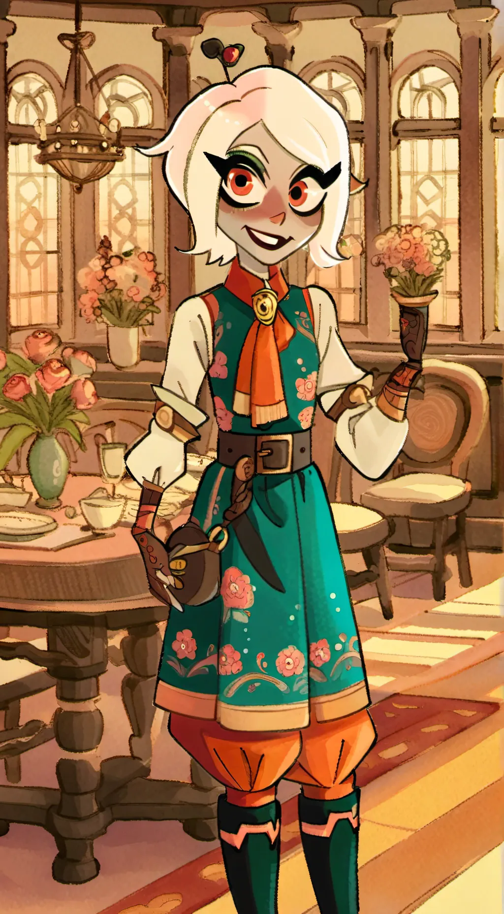 ai character: Vaggie background