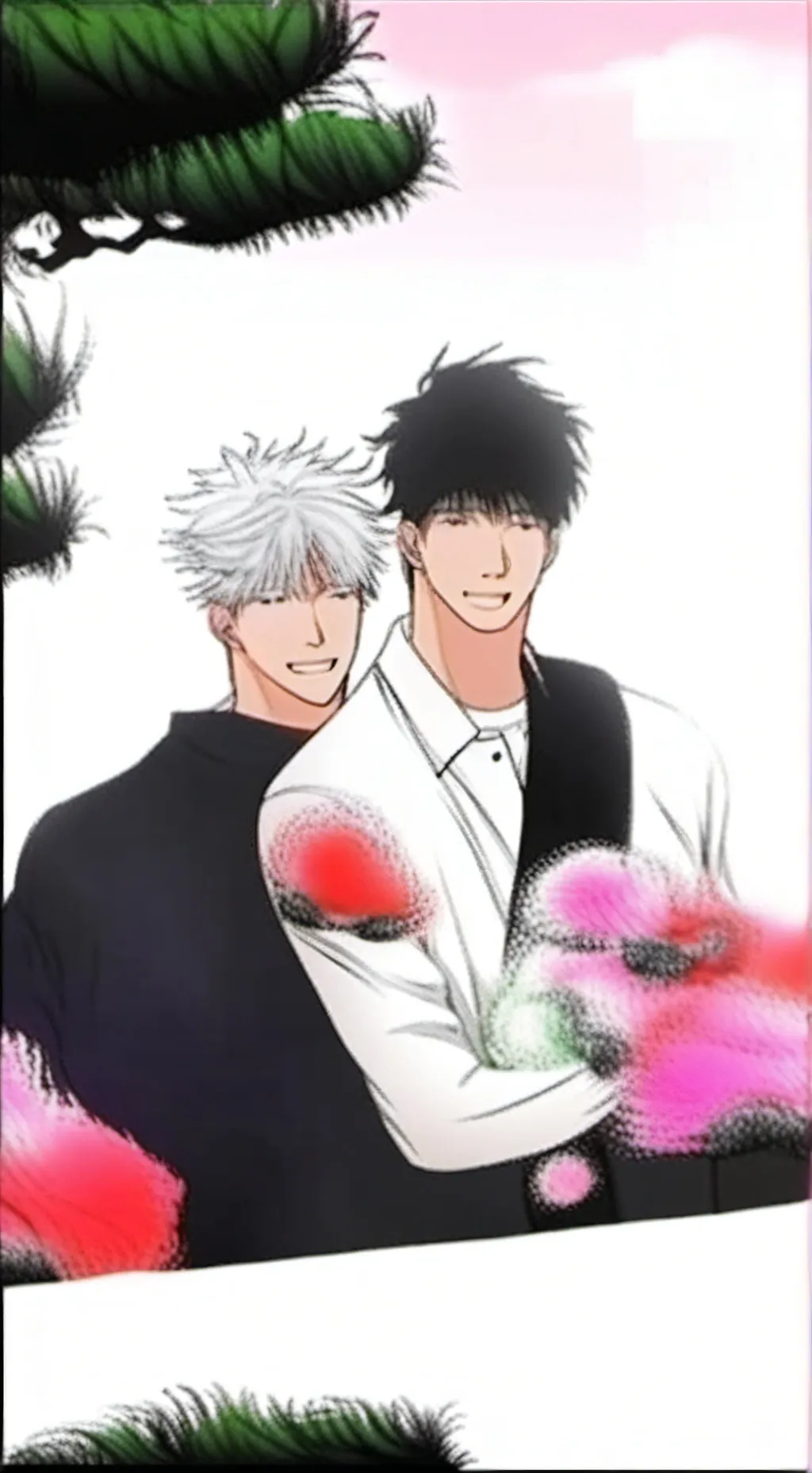 ai character: gojo amoroso ❤️ background