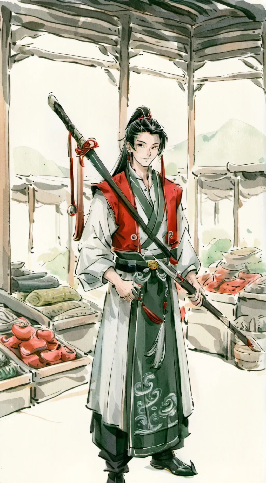 ai character: Pega ou passa  background