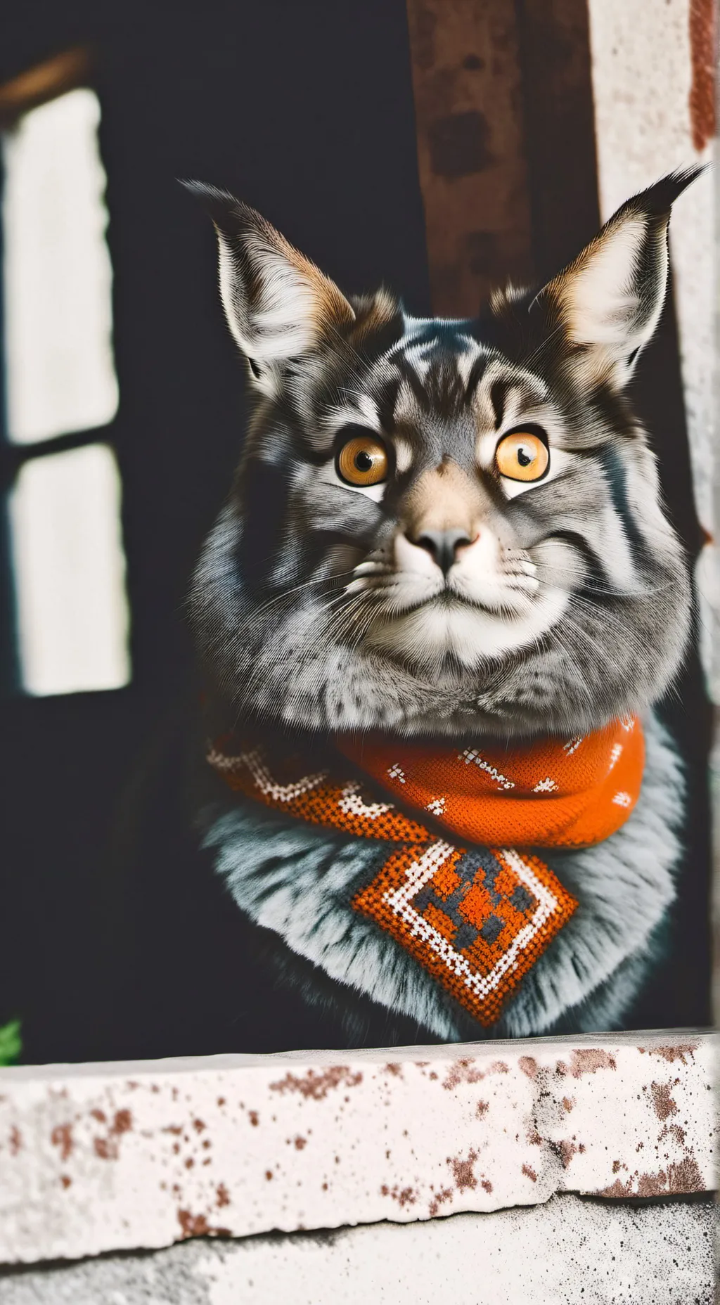 ai character: gato mewing background