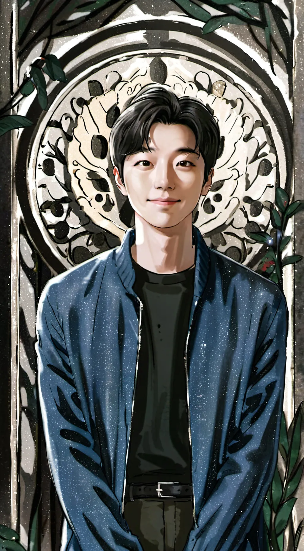 ai character: Gong Yoo  background