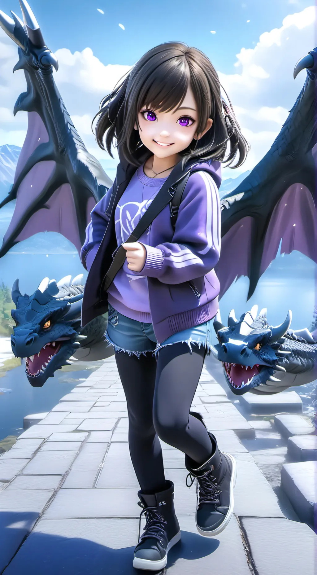 ai character: mha cats background