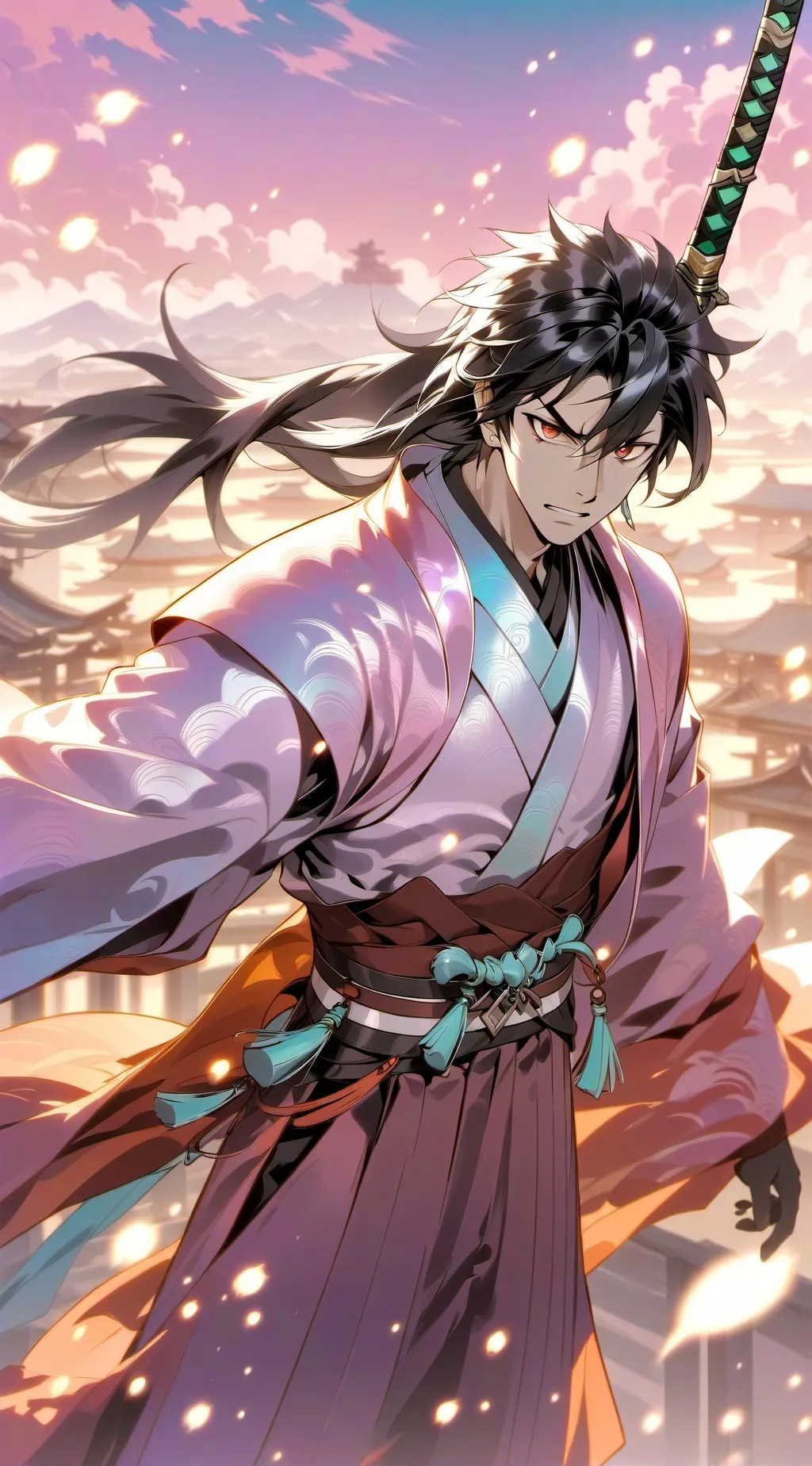 ai character: Saneobagiyu  background