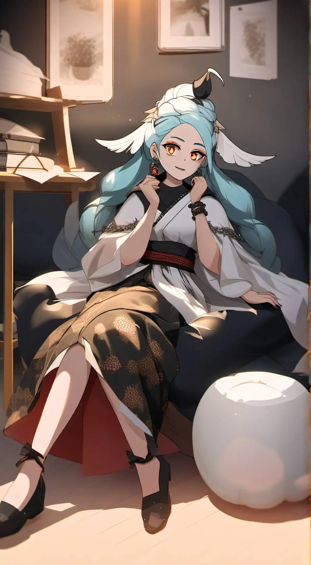 ai character: Rebecca background