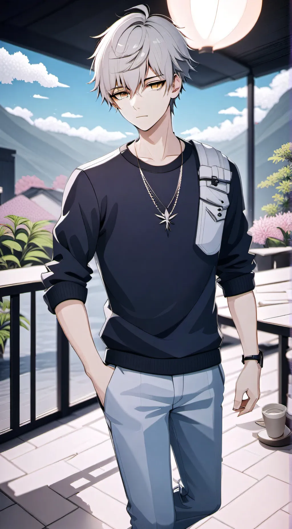 ai character: harry background