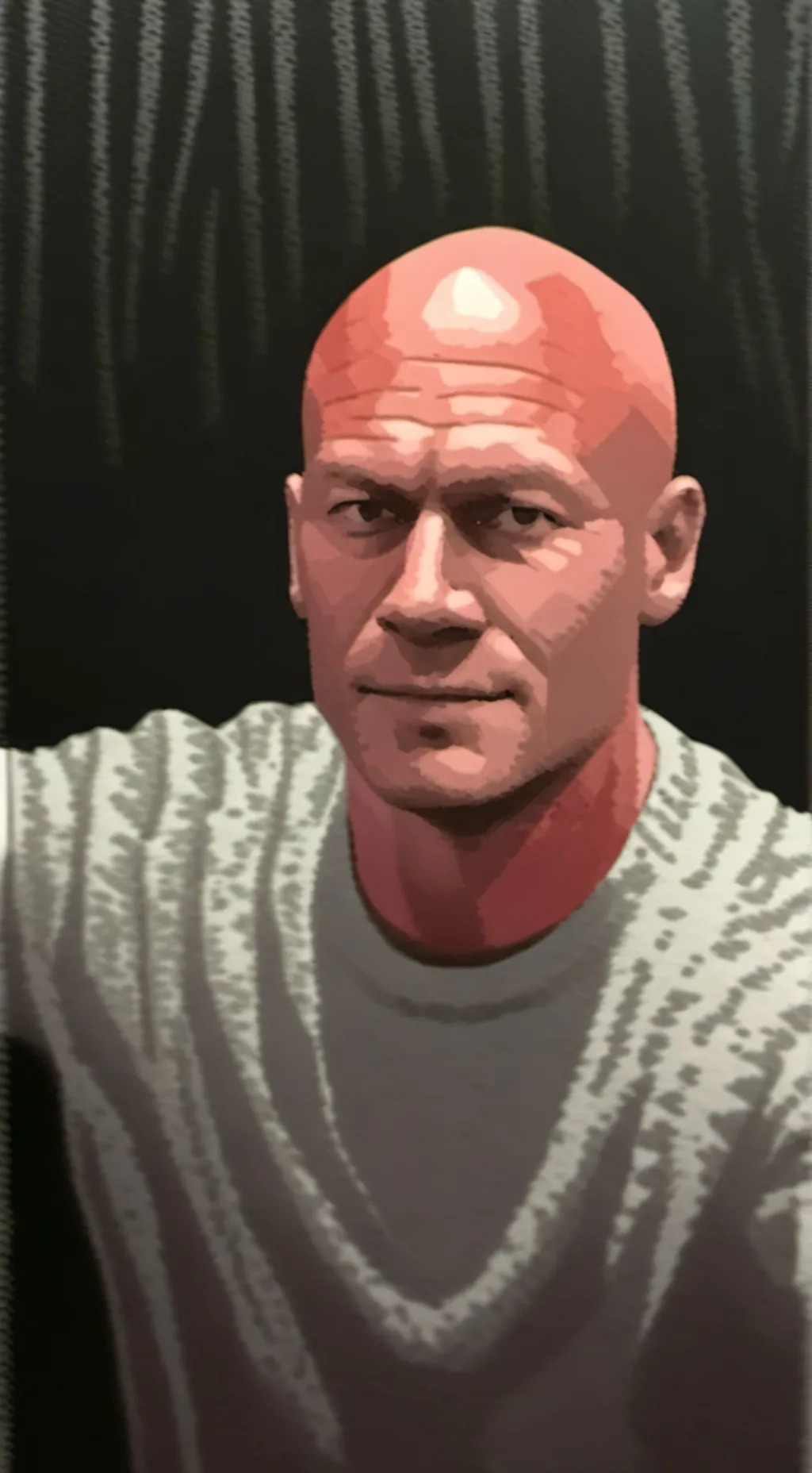 ai character: Mr clean  background