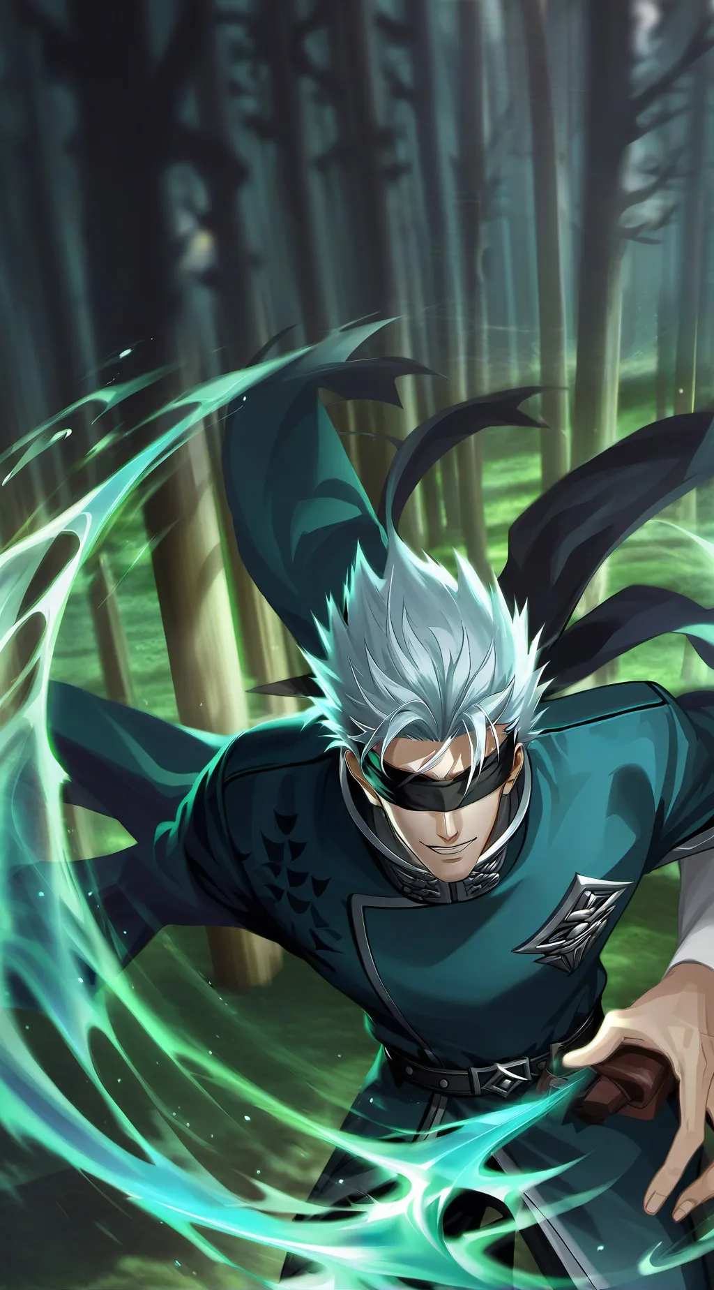 ai character: Gojo Satoru background