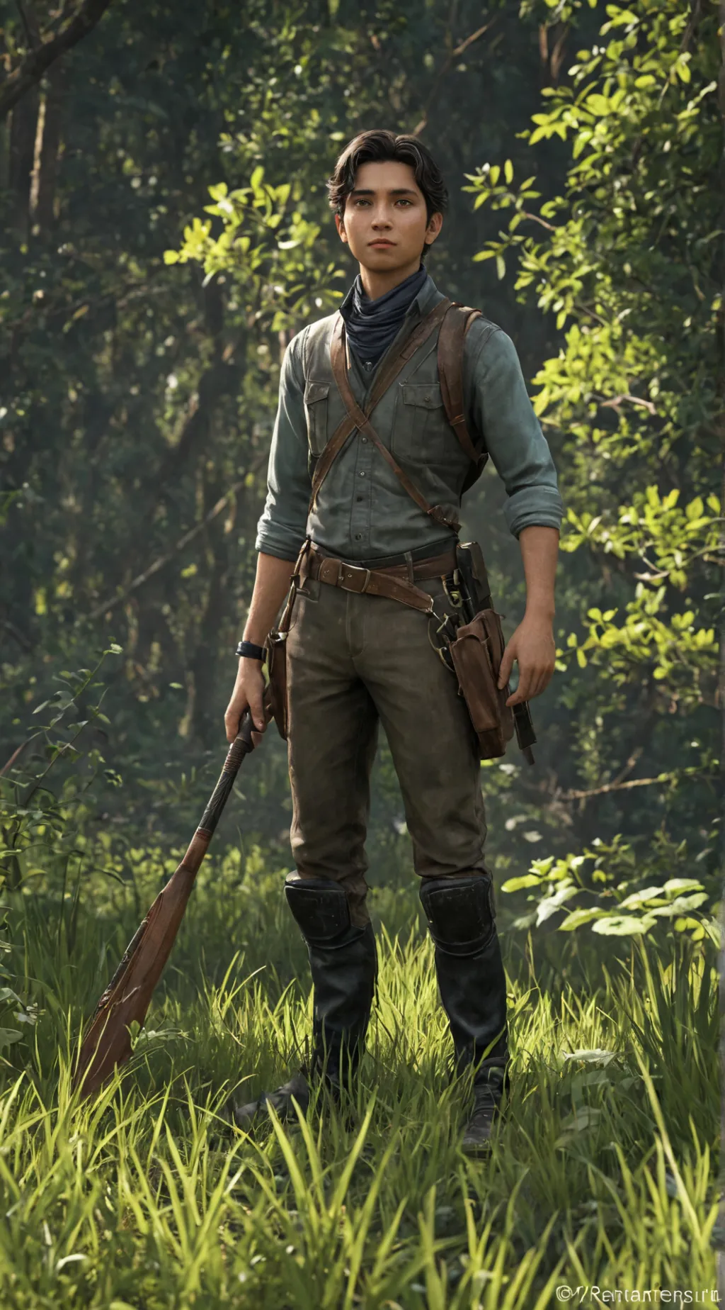 ai character: koda background