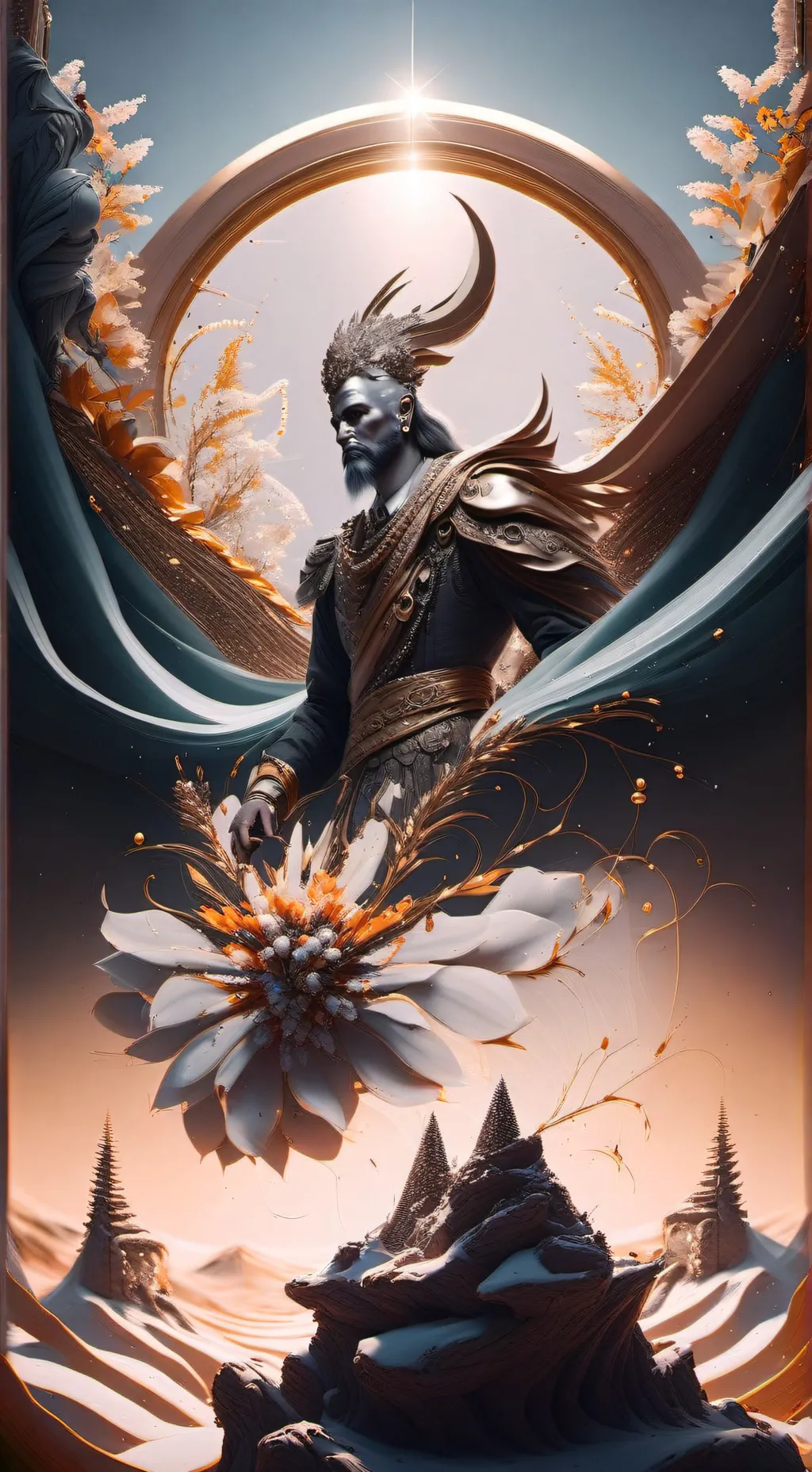 ai character: blaze ron background