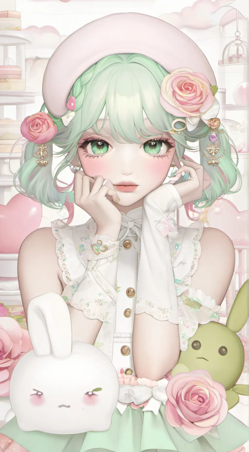 ai character: Lily background