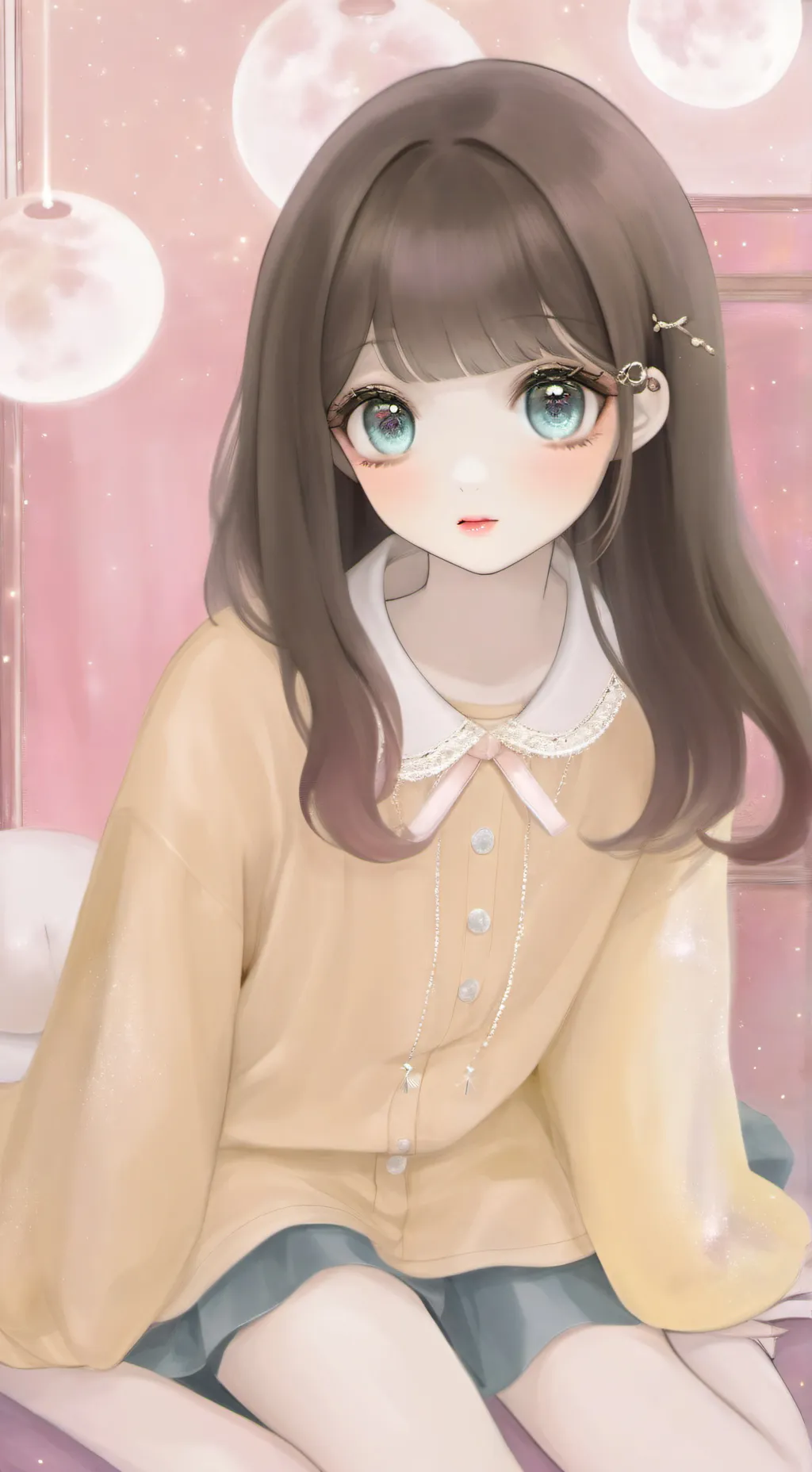 ai character: dandy x Astro background