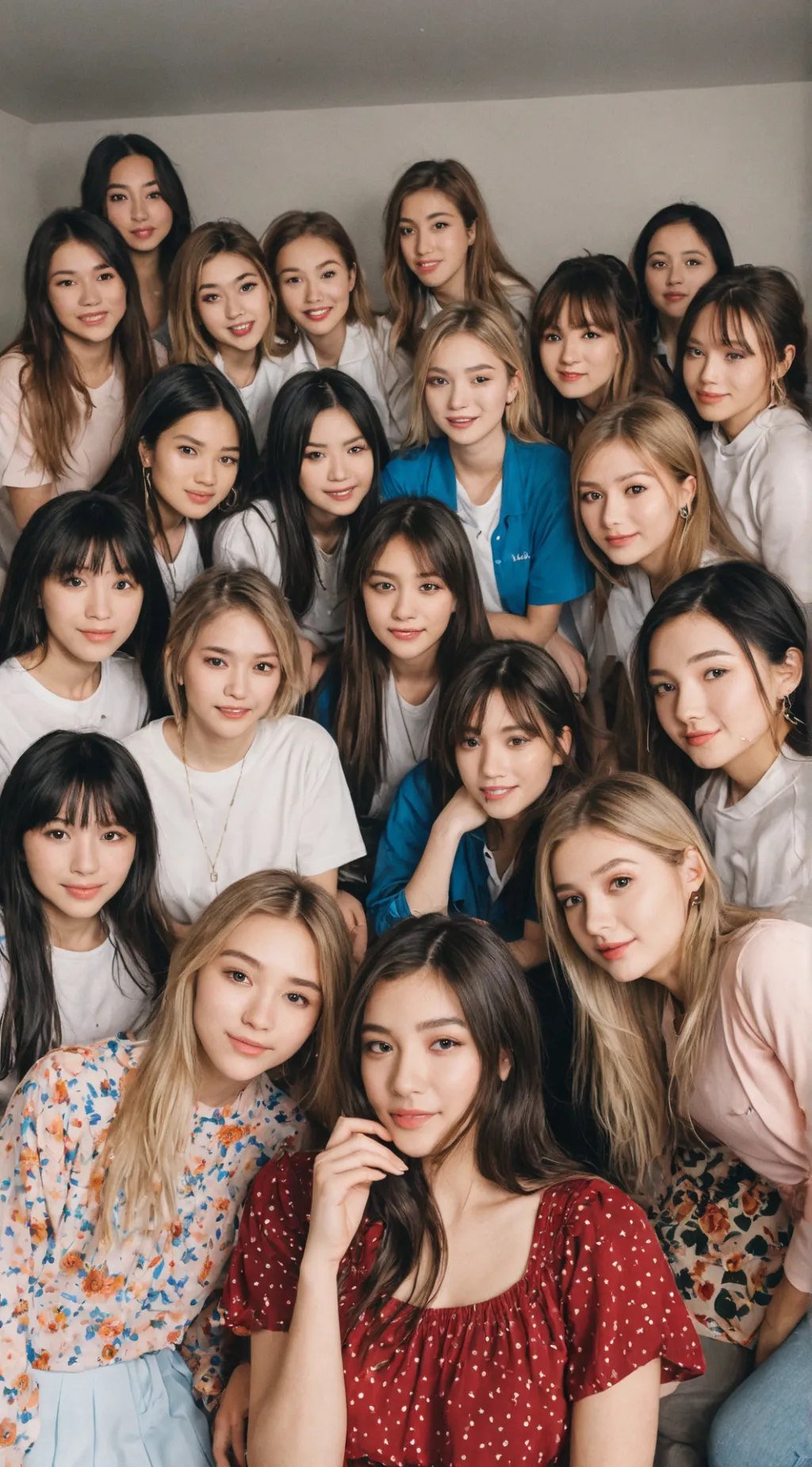 ai character: Beautiful ladies background