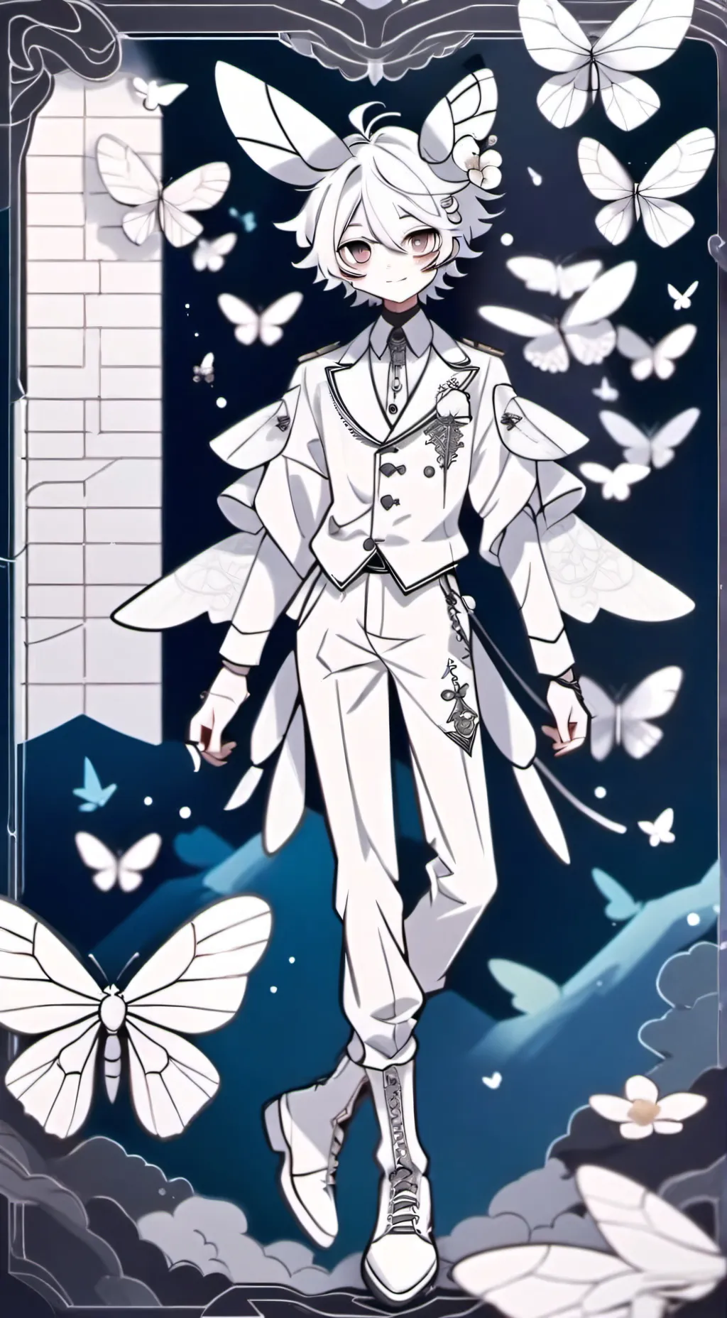 ai character: Luna background