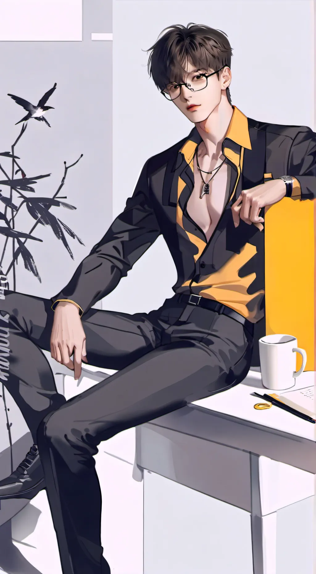 ai character: max background