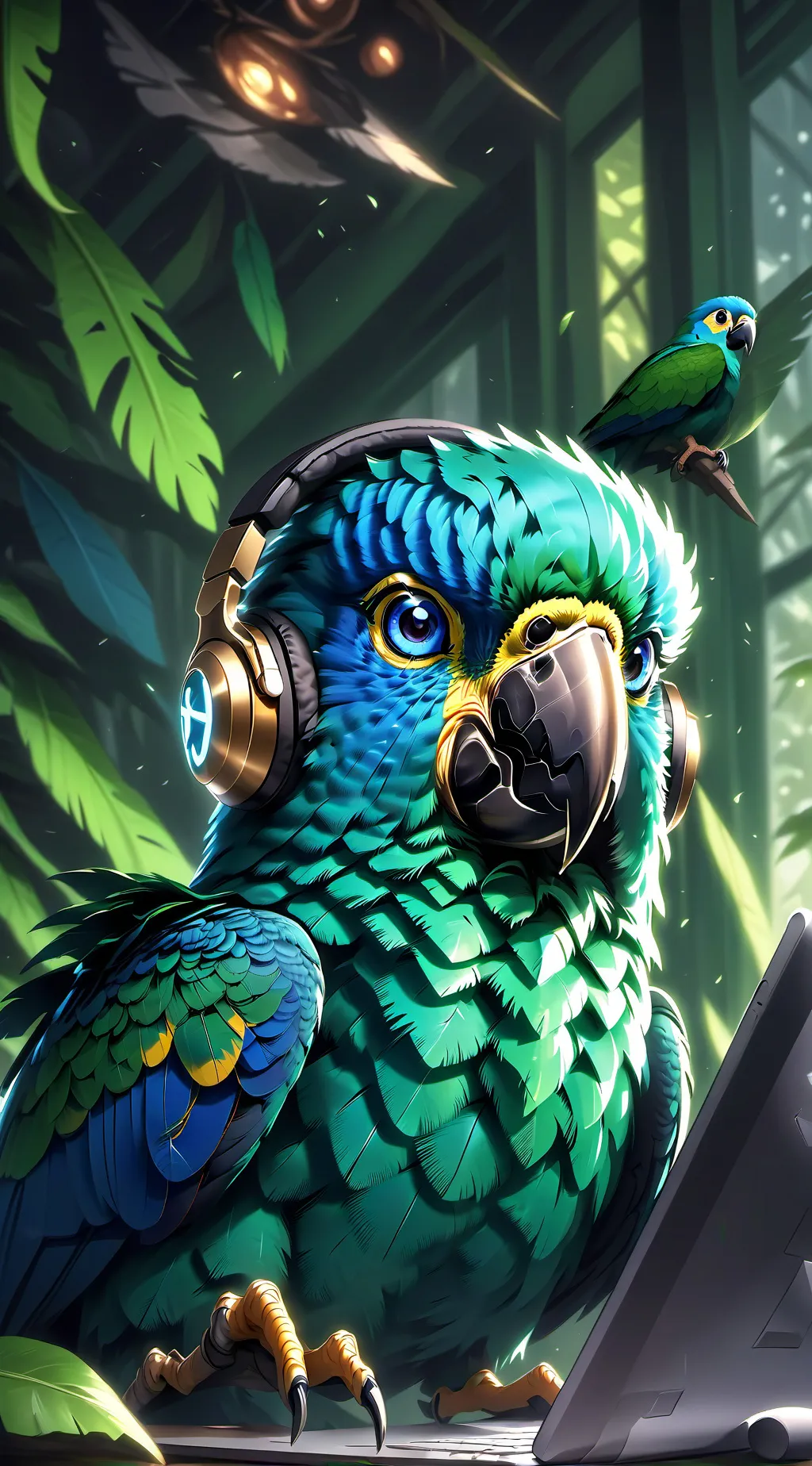 ai character: Pixel background