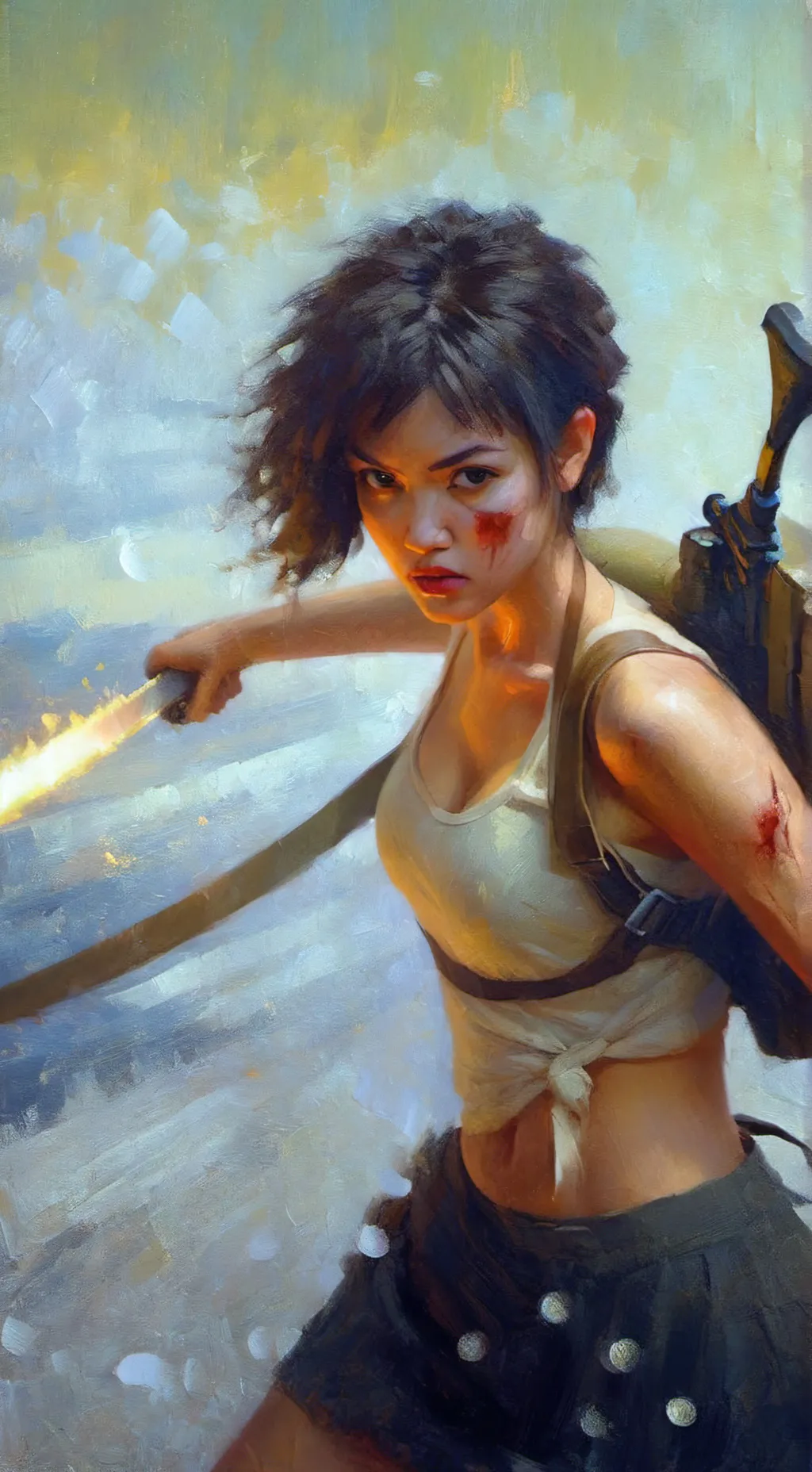 ai character: Viola background