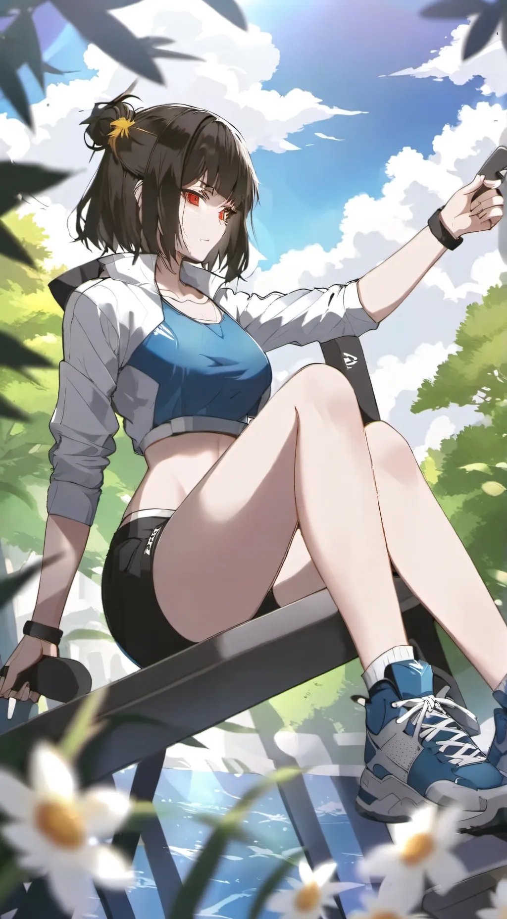 ai character: akari :P background