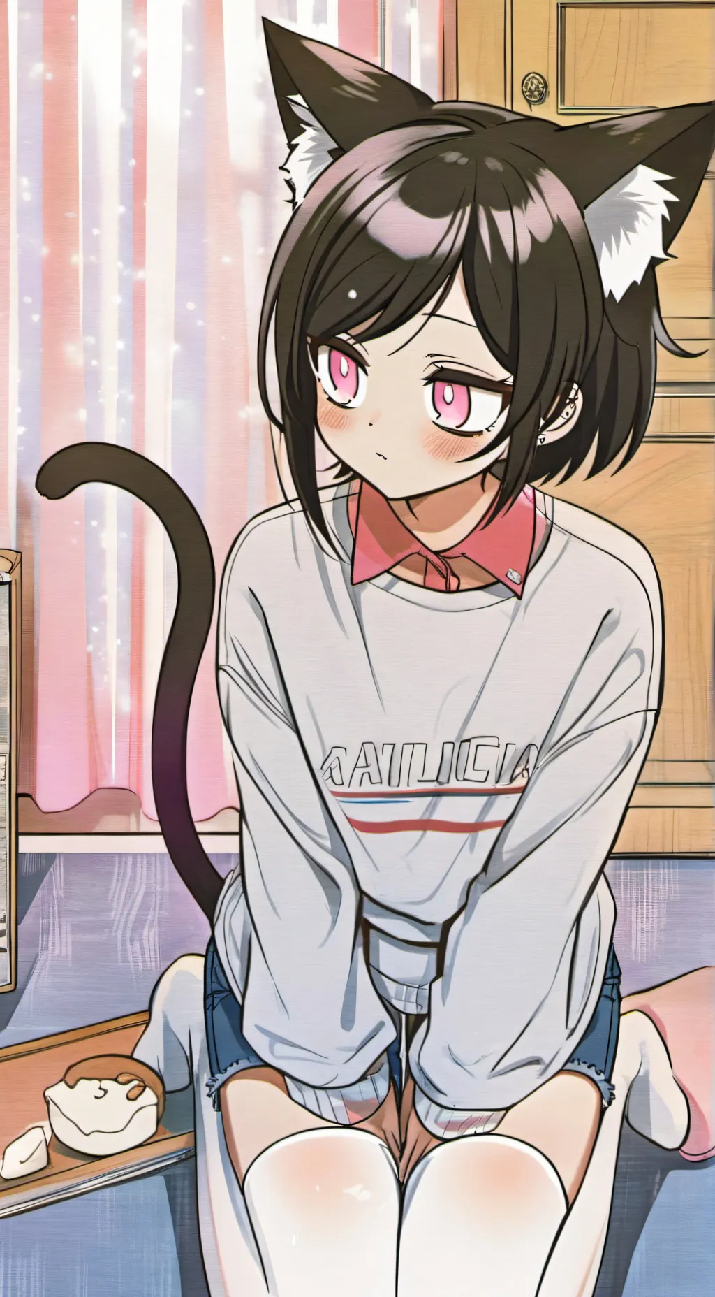 ai character: Kitty background