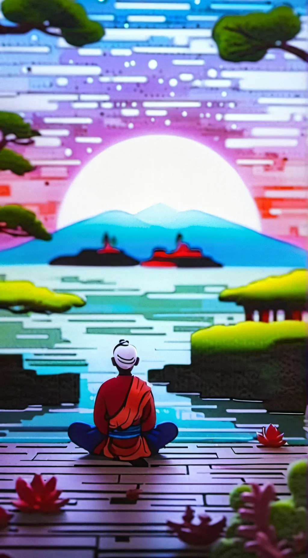 ai character: DANDY WORLD  background