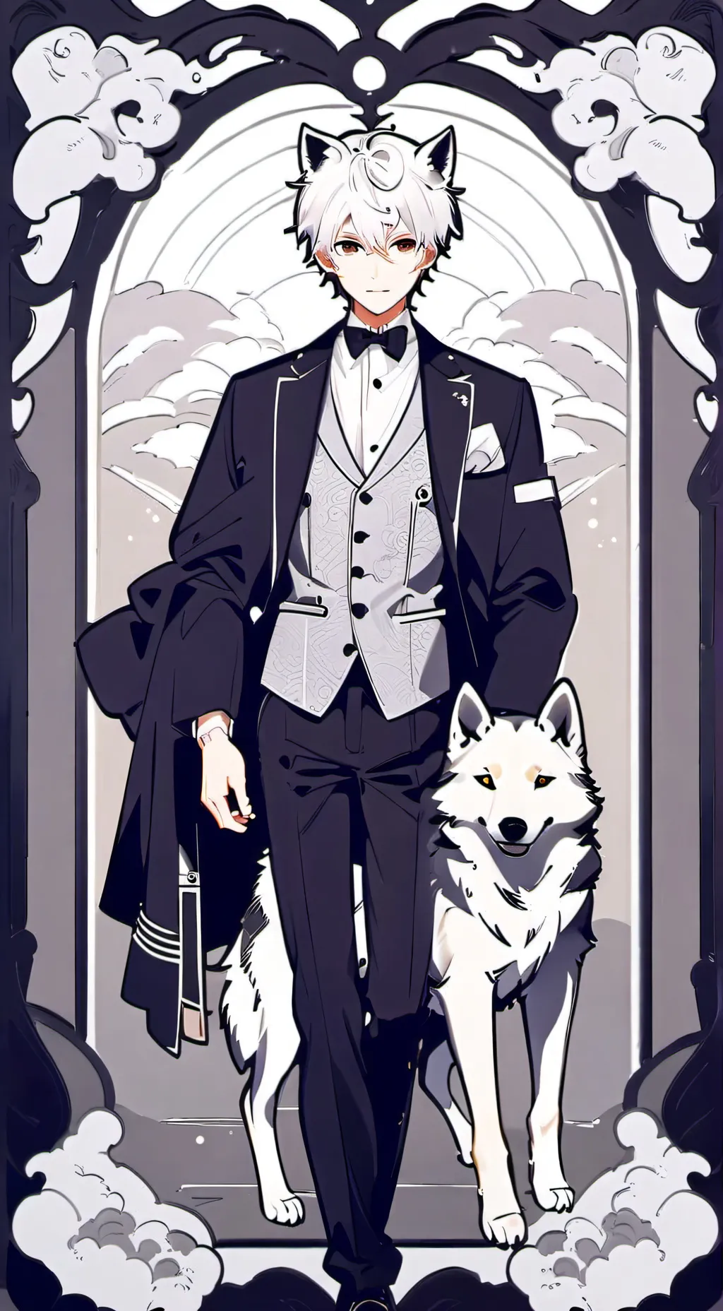 ai character: adam background