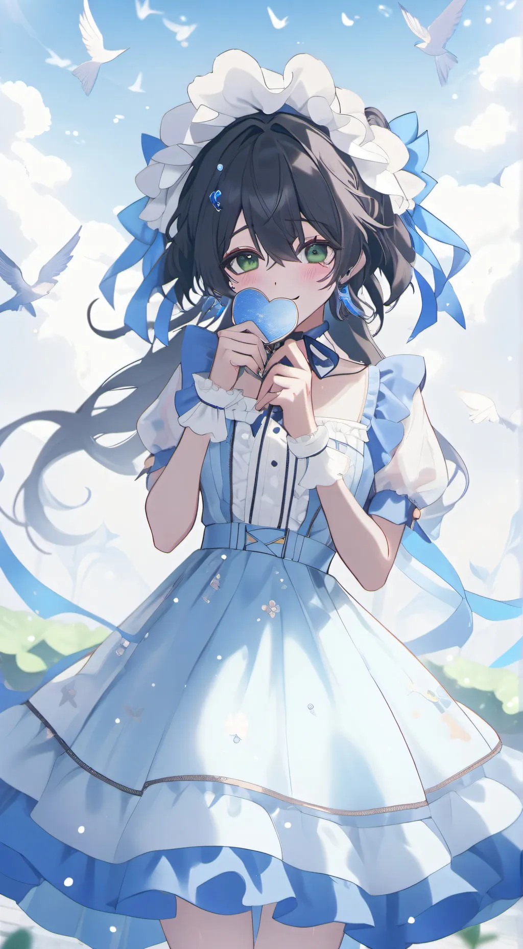 ai character: luna background