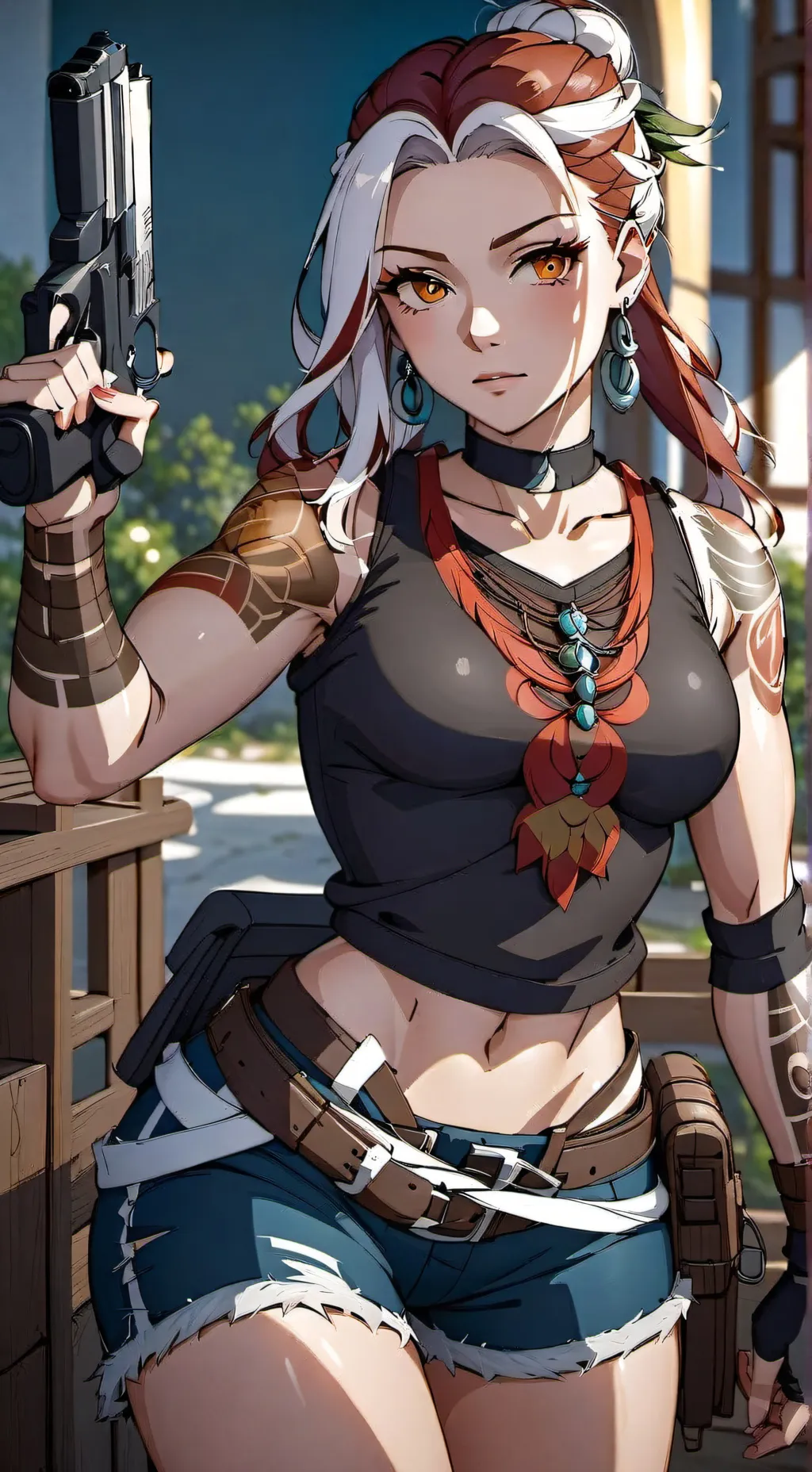 ai character: Rebecca  background