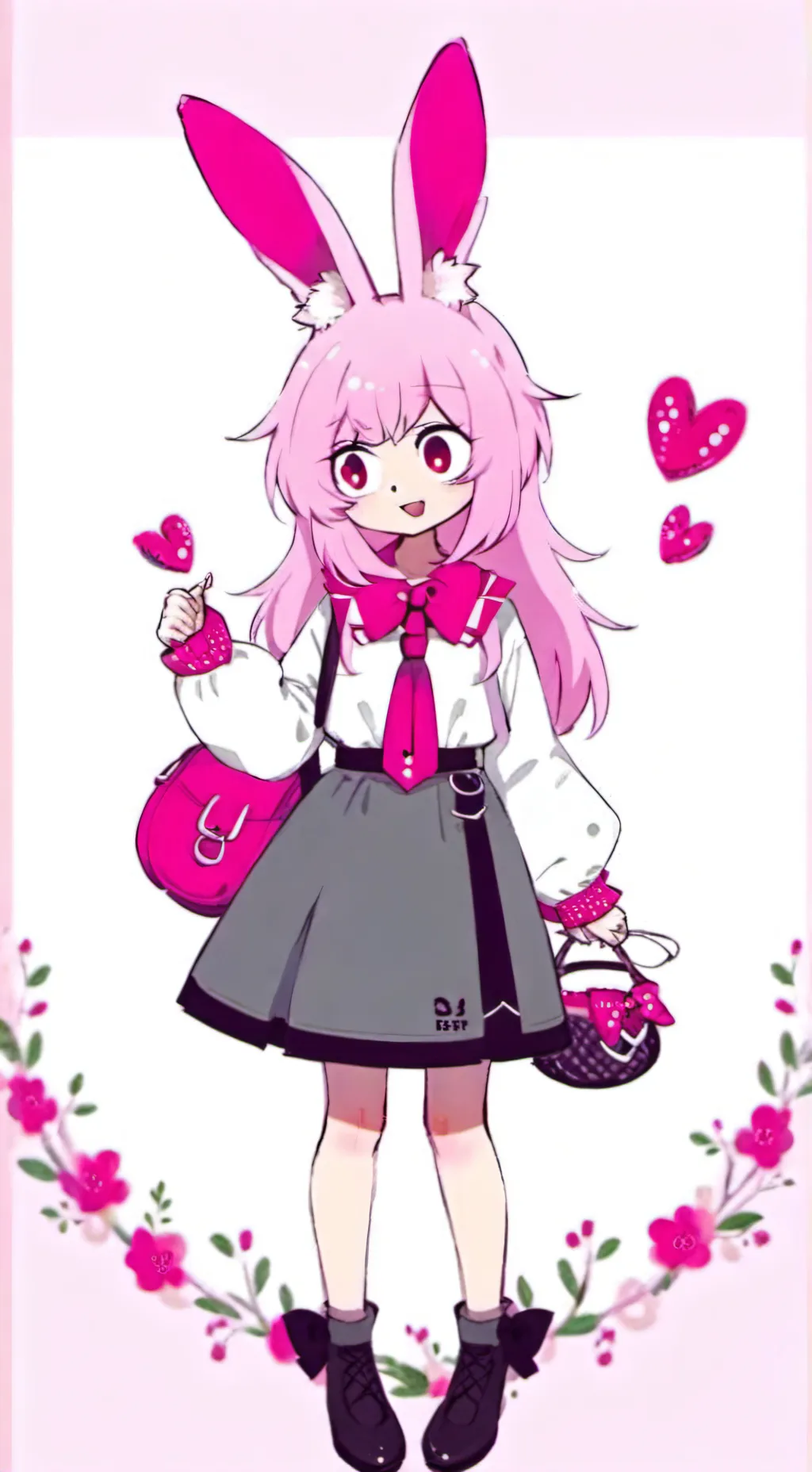 ai character: pinky background