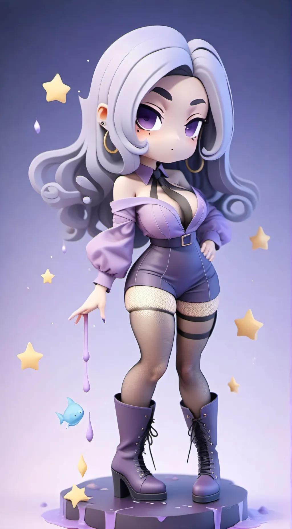 ai character: Muk gijinka background