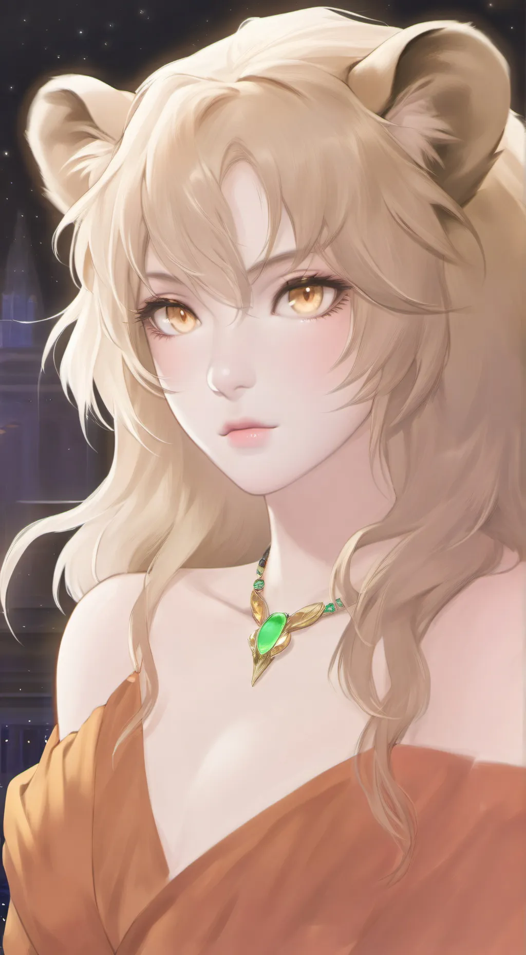 ai character: Stealthy Tan Spiri background