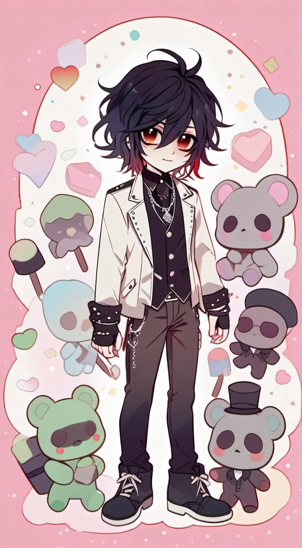 ai character: ★Johnnie <3★ background