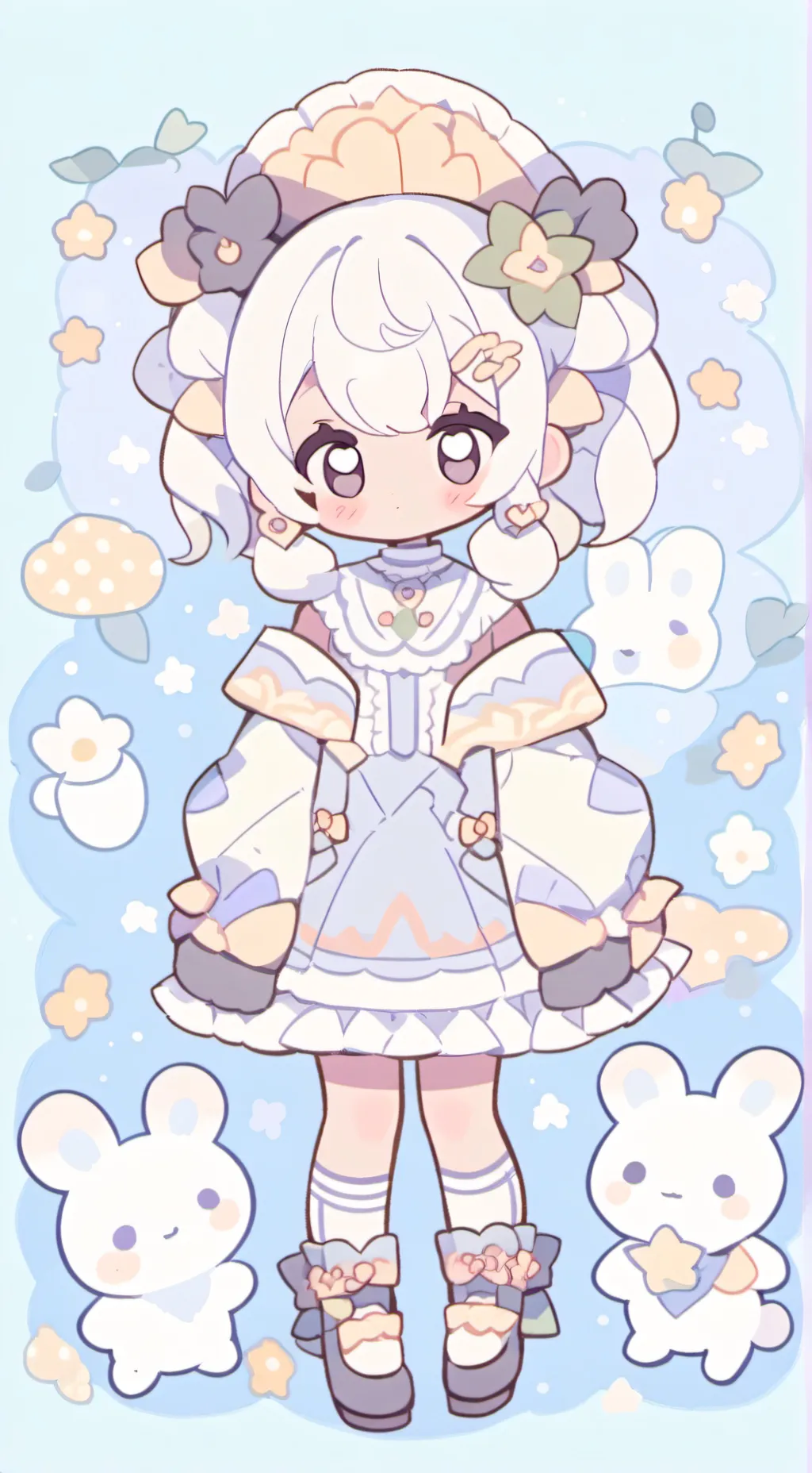 ai character: sprunky ano nuevo background