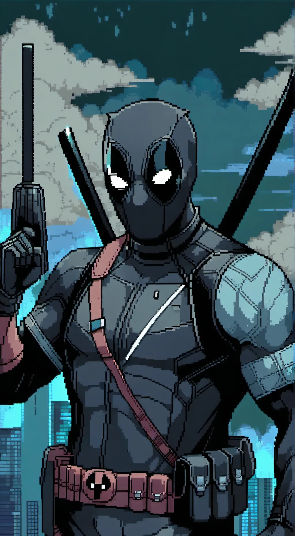 ai character: X-Force Deadpool background