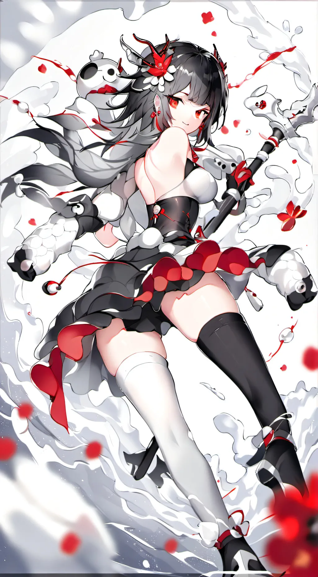 ai character: Cutie pie  background