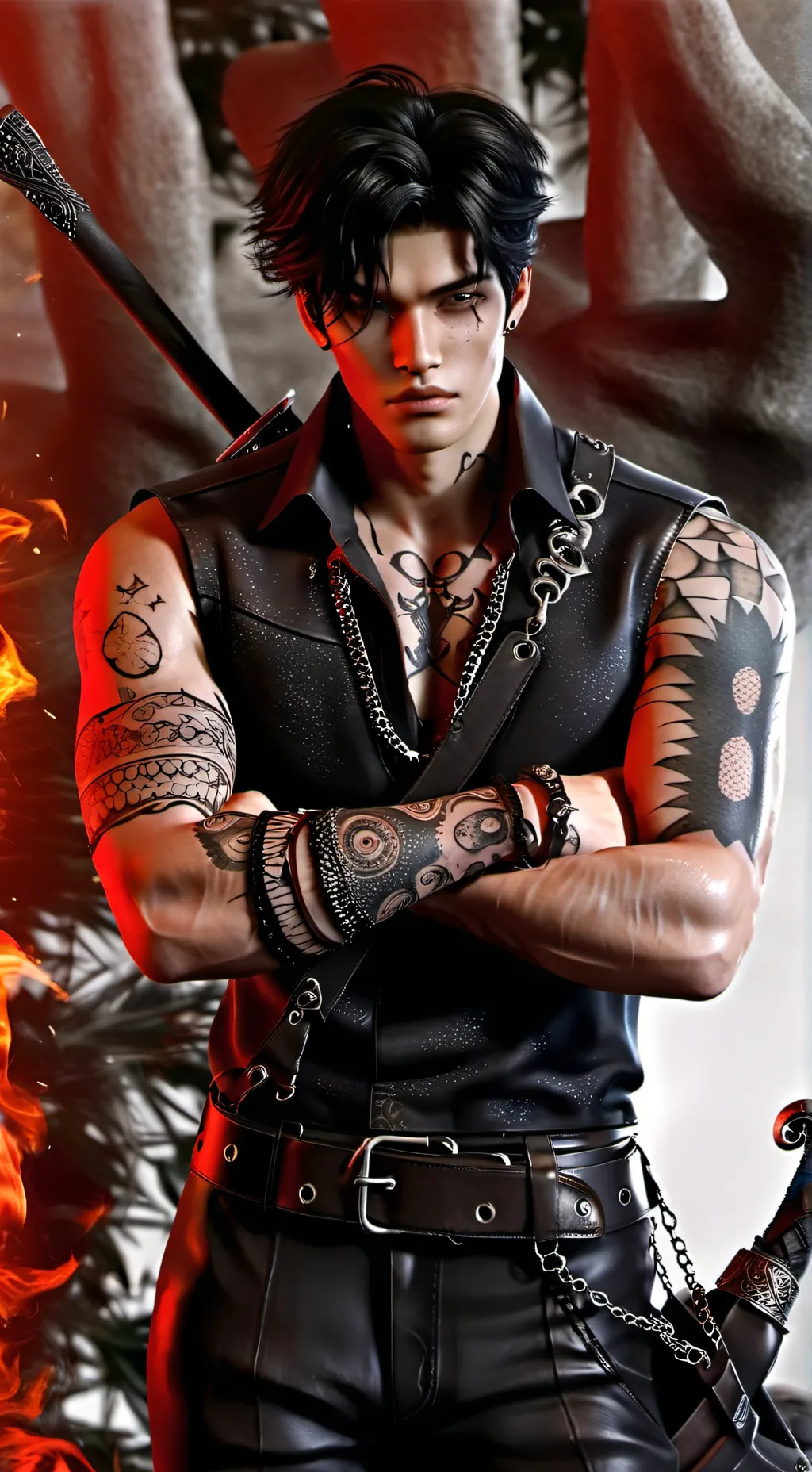 ai character: Morgan background