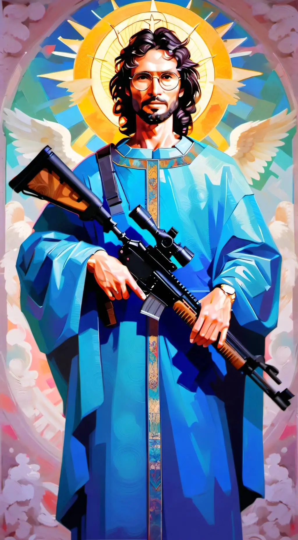 ai character: Saint David background