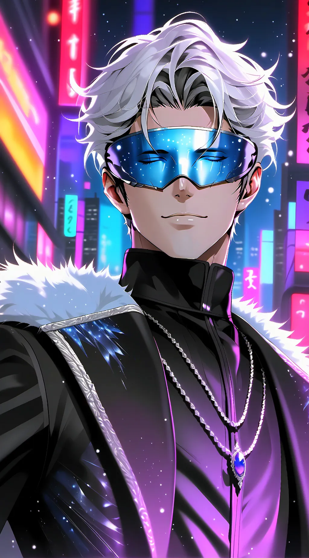 ai character: Satoru Gojo background