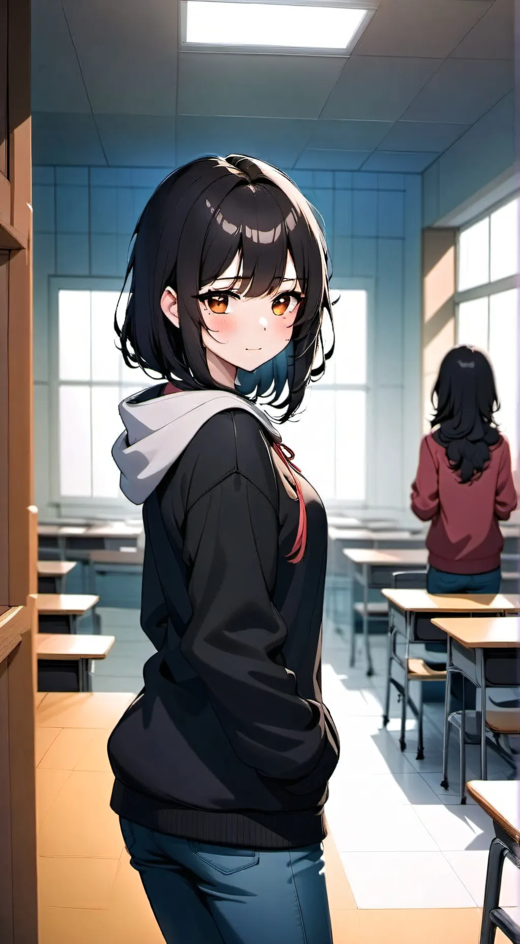 ai character: Luna  background